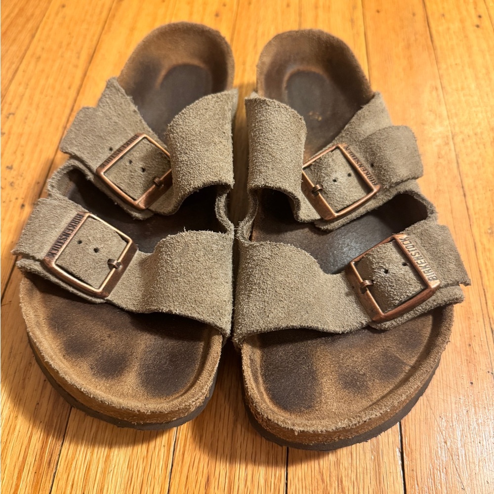 Birkenstock Arizona Suede with Soft Footbed